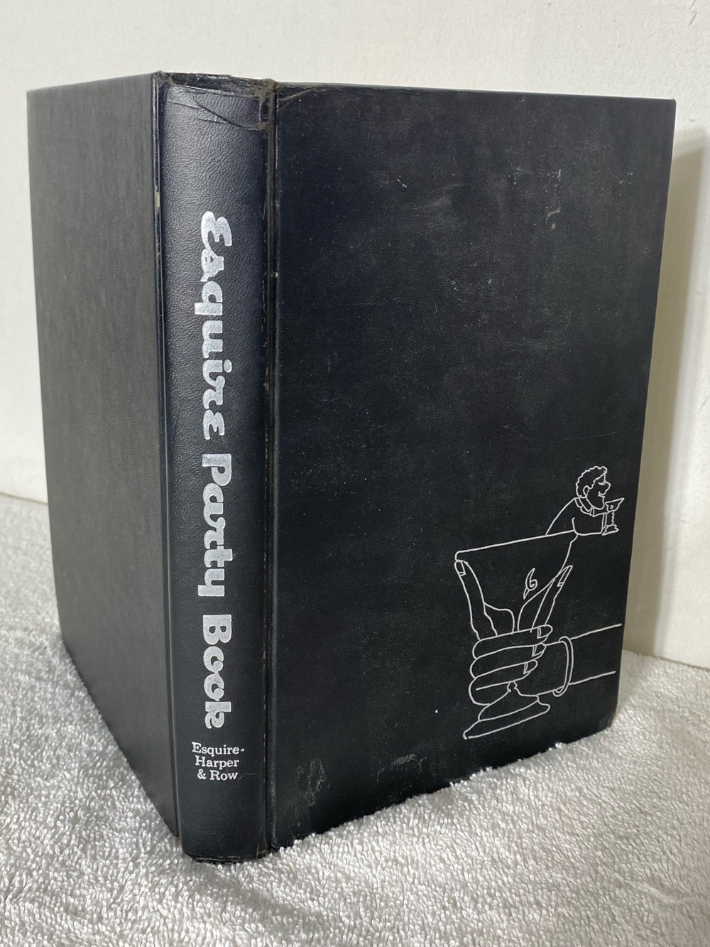 Vintage MCM 1965 Esquire Party Book Hardcover Seymour Chwast Retro Cocktails